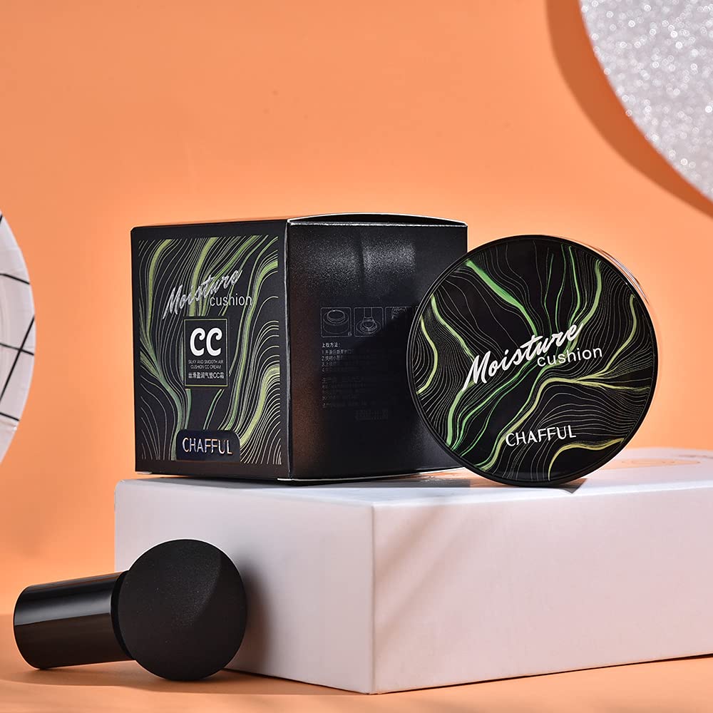 Base de Maquillaje Hidroresistente - Cushion CC Cream® + Brocha de Regalo 🎁✨