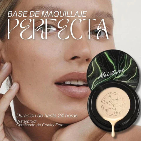 Base de Maquillaje Hidroresistente - Cushion CC Cream® + Brocha de Regalo 🎁✨