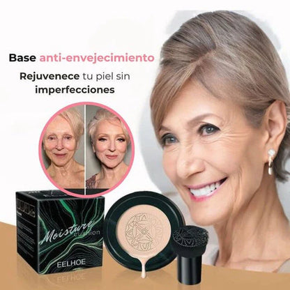 Base de Maquillaje Hidroresistente - Cushion CC Cream® + Brocha de Regalo 🎁✨